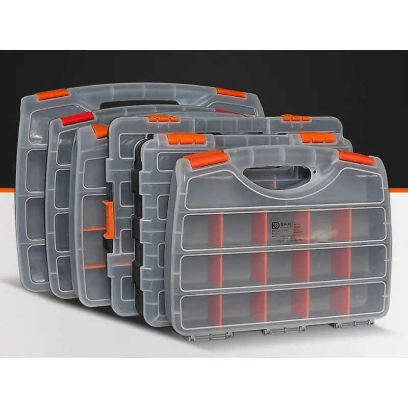 

quality high screw tool plastic auto locking 1 pc hardware ABS storage toolbox screwdriver box repair box with tool accessories