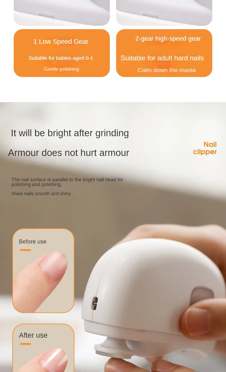 Automatic Nail Care Kit for Manicure and Pedicure