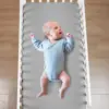 Microfiber Fitted Crib Sheets for Baby Boys Girls Cozy & Soft Solid Color Toddler Bed Sheets for Standard Crib Mattr 5