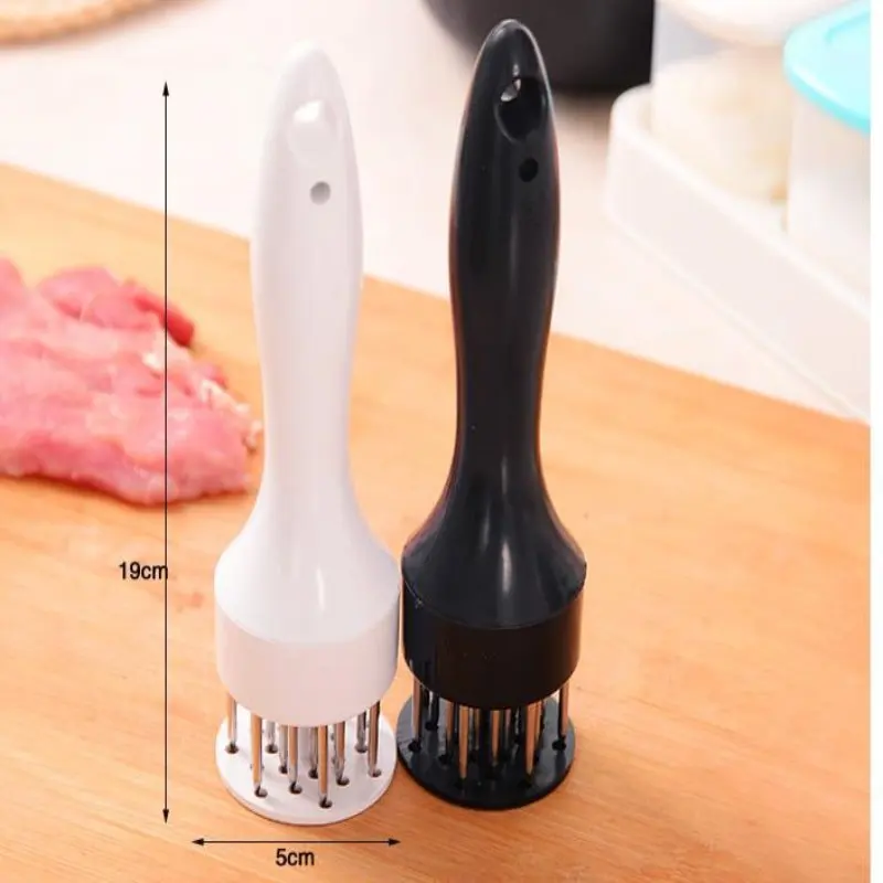 1Pc Hot Sale Top Quality Profession Meat Meat Tenderizer Needle With Stainless Steel Kitchen Tools Cooking Accessories images - 6