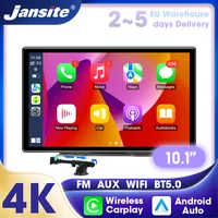 Jansite – autoradio universel 10.1 pouces, lecteur vidéo multimédia WIFI, navigation GPS, Carplay sans fil et Android Auto, WIFI 5G, FM AUX, pour Apple ou Android, système d'intelligence automobile, Vision nocturne 1