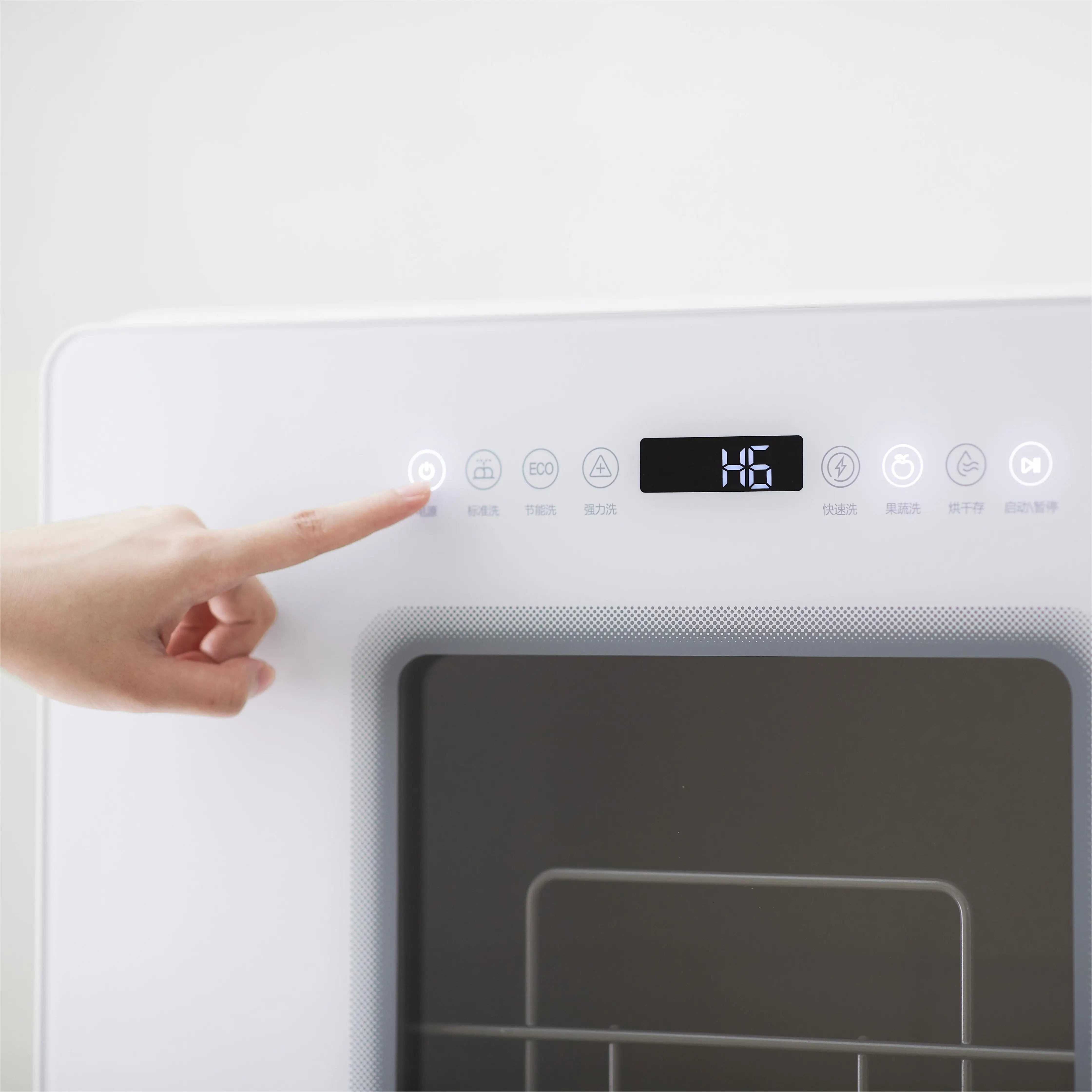 Major Kitchen Appliances Dishwasher Machine Smart Dishwasher 5.2L Countertop Desktop Dish Washer 6