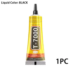 Universal Black Adhesive Glue for Electronics and DIY Projects - Multi - Size Options Available (T7000 110ml 1pc)