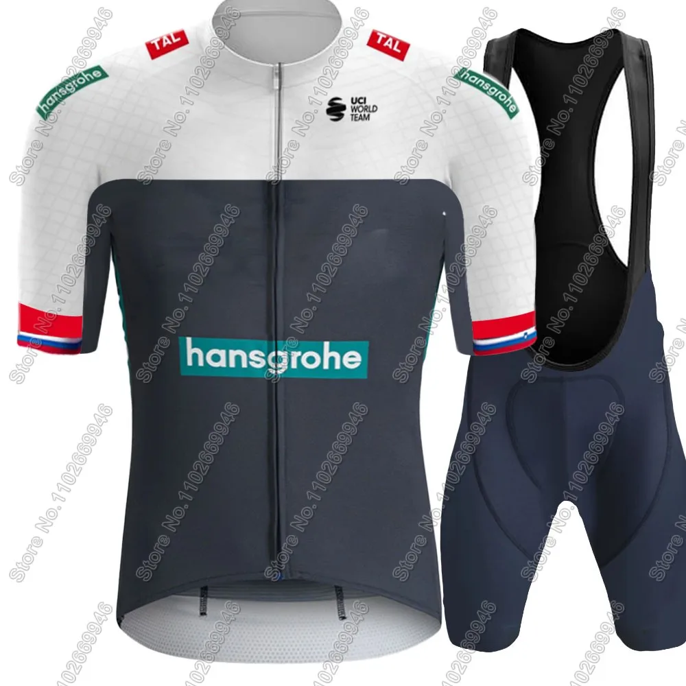Boraful Hansgrohe Team Cycling Jersey Set Primoz Roglic Slovenia Clothing Road Bike Shirts Suit Bicycle Bib Shorts MTB cycling jersey cycling shirt cycling suit cycling jersey set