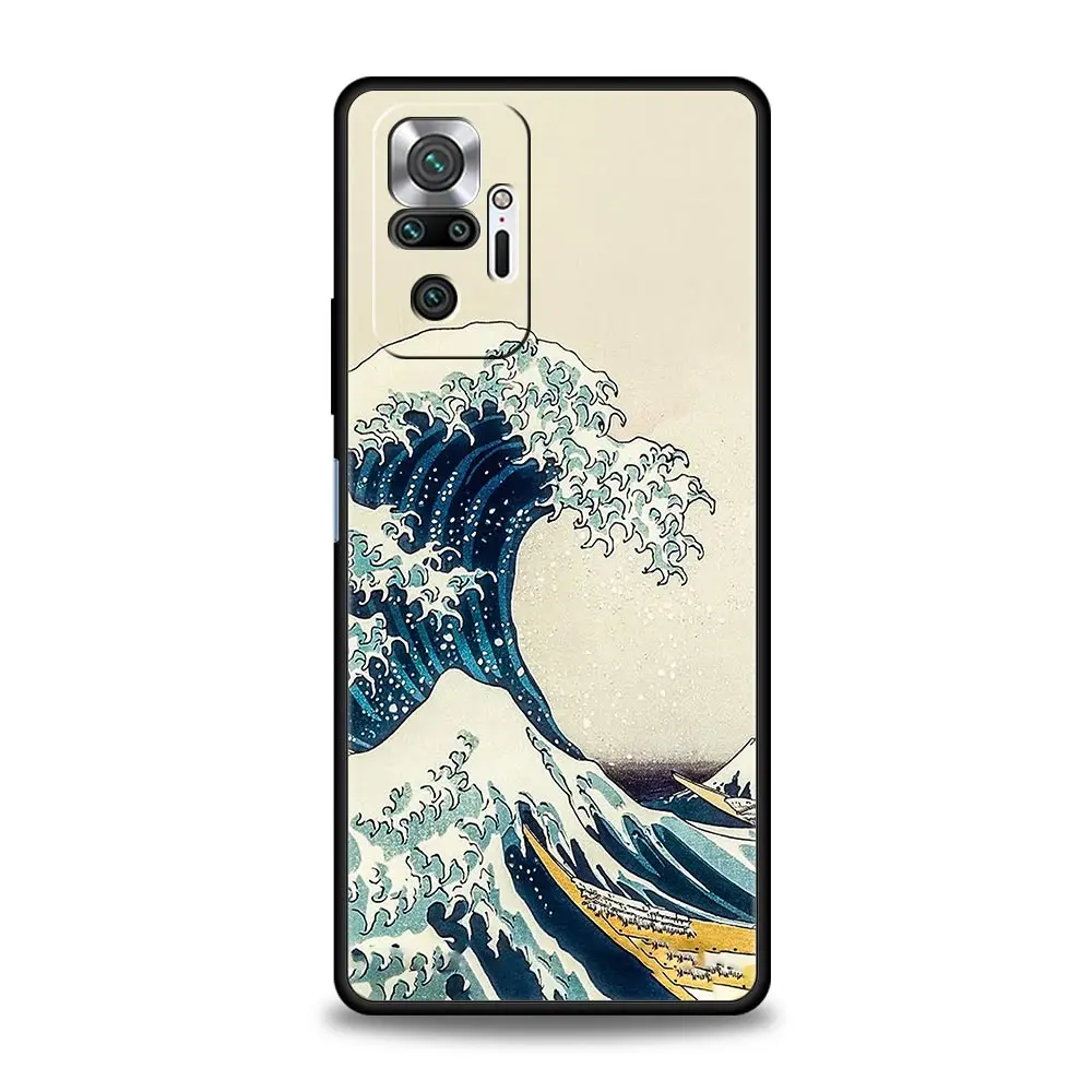 Elegant Blue Wave Phone Case - Soft Protective Cover
