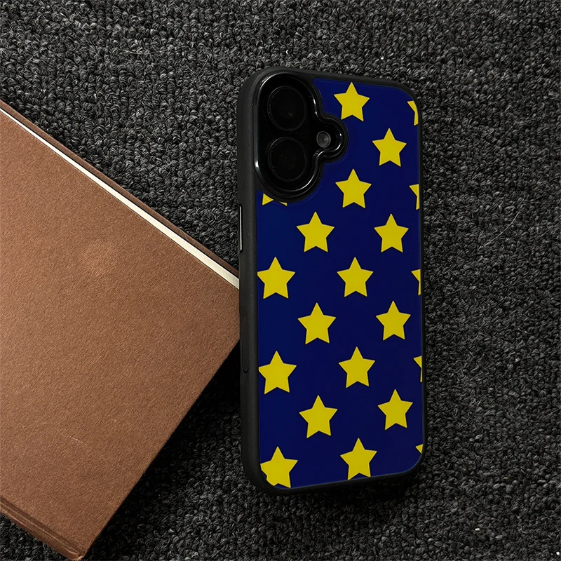 Deep Blue Starry Night Shockproof Silicone Phone Case