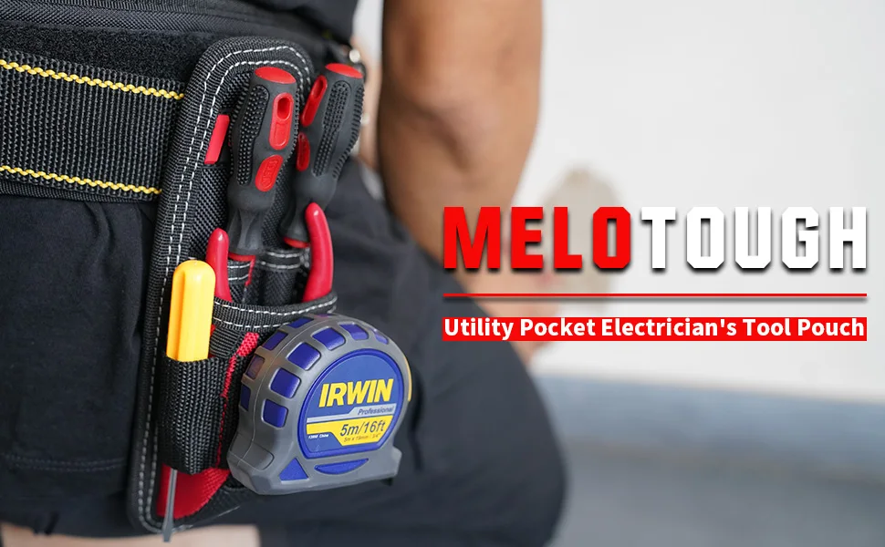 MELOTOUGH-Heavy Duty Trading Pro Tool Pouch, Suporte