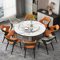 French Style 1Pc Leather Dining Chair with Backrest, Hollow Design, Suitable for Clubhouse Hotel Western Restaurant Cafe 3