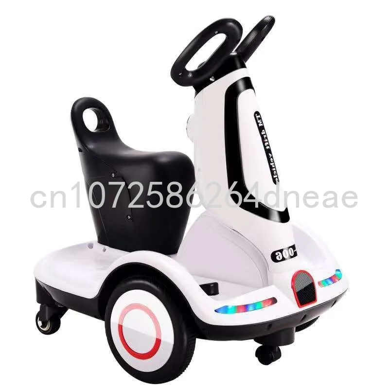 

Kids Car Electric Motorbike Rechargeable Rider with Remote Control Toy Stroller Student Scooter Infant Drift Balance Car