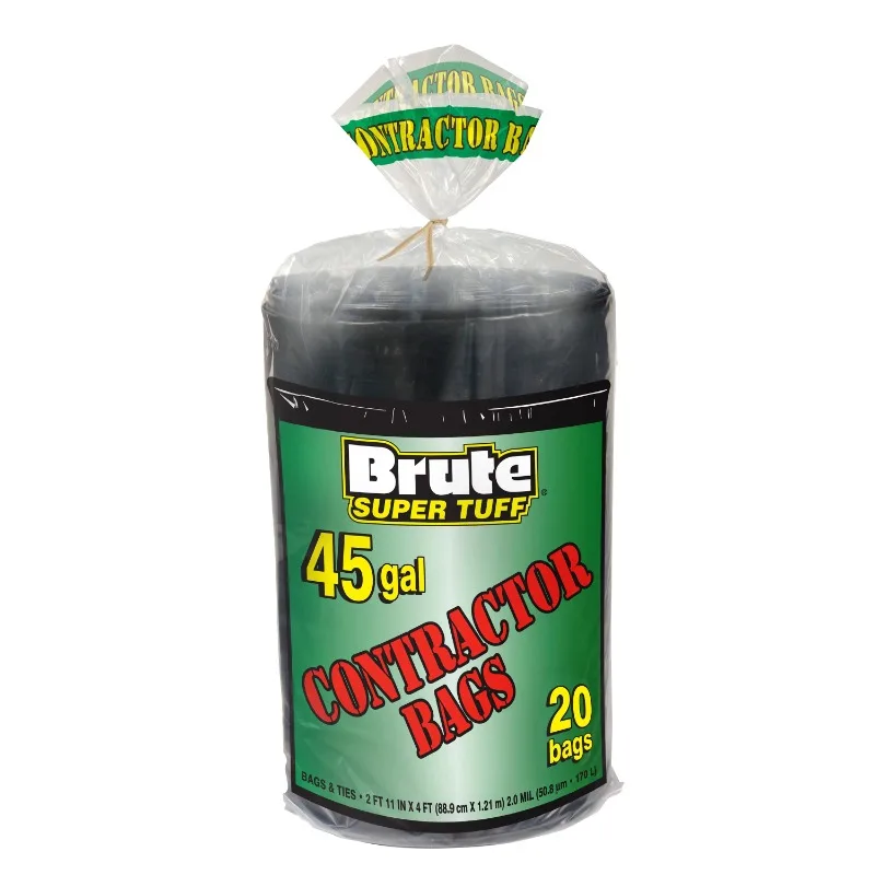 

Мусорные мешки Brute Super Tuff, 45 галлонов, 20 мешков