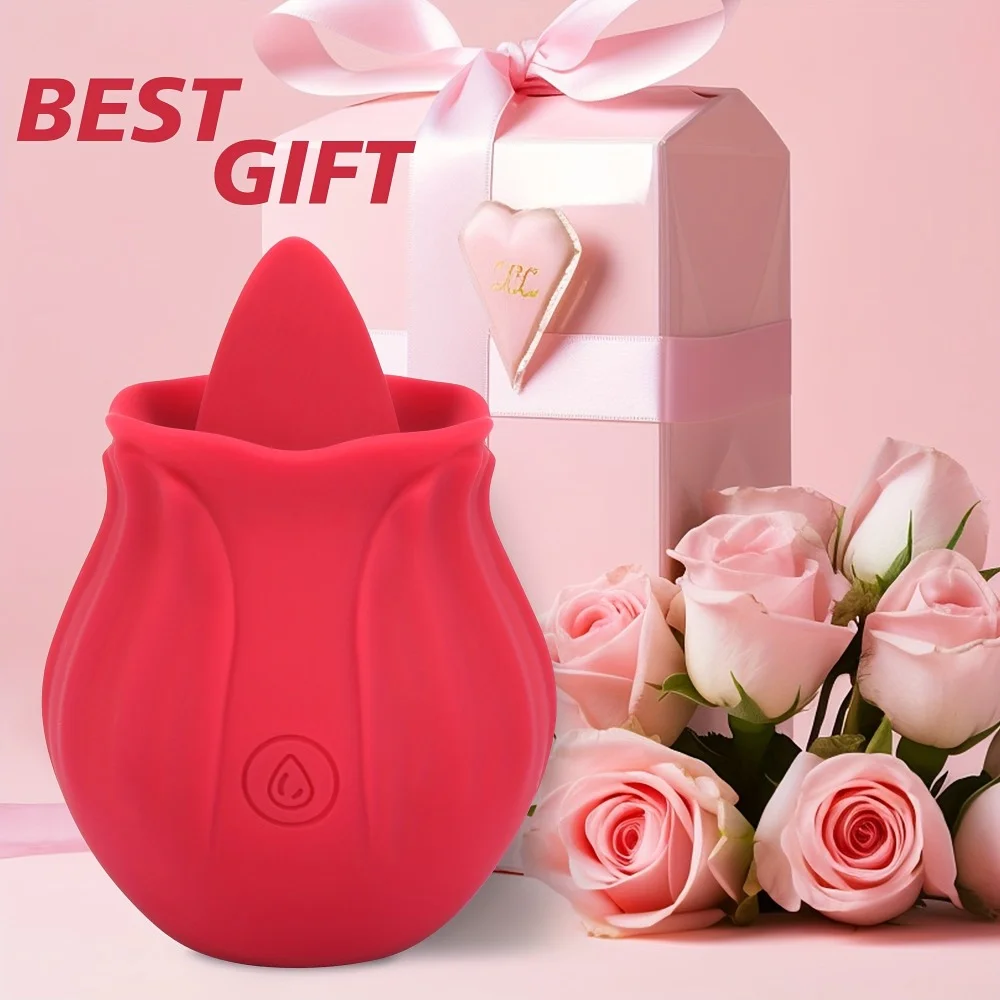 Licking Vibrator Clitoral Nipple Stimulator Massager Thrusting Dildo 2 in 1 Sex Toy For Women Adult Sex Products 18+