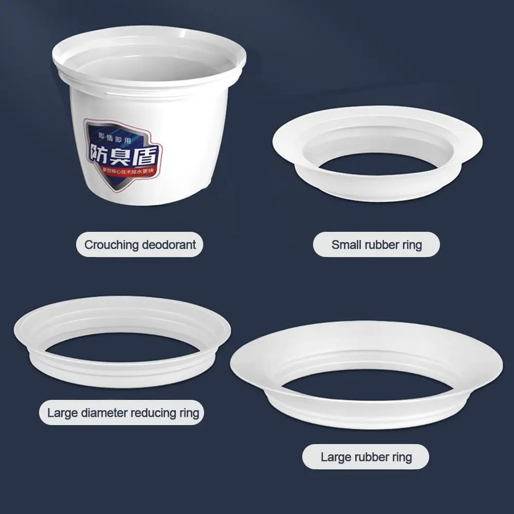 Description Picture 5 of itemNew Anti-smell Plug For Squatting Pan Bathroom Toilet Floor Deodorize Stopper Cover Toilet Squatting Pit Anti-Odor Tool