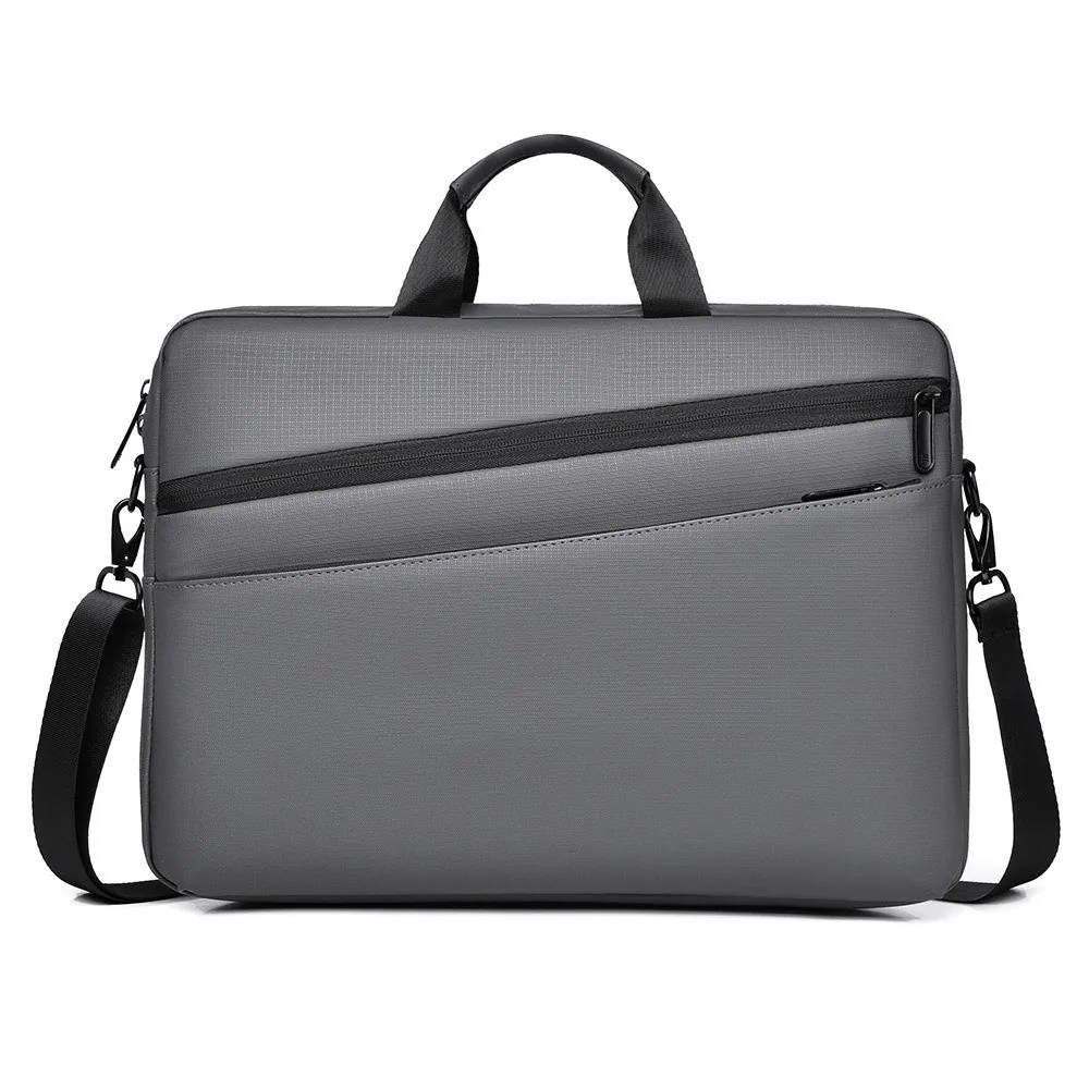 15.6inch Business Laptop Bag with Handle Shoulder Strap Portable Laptop Bags Briefcase Simple Laptop Shoulder Bag Office Use - 4