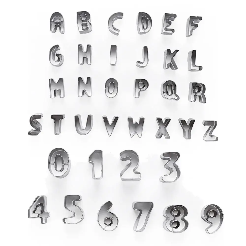 

36 шт., формы для печенья с цифрами алфавита