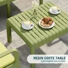 Resin Patio Furniture Set,No Rust Modular Outdoor Sectional Sofa Set, All Weather Patio Conversation Set, for Backyard 6