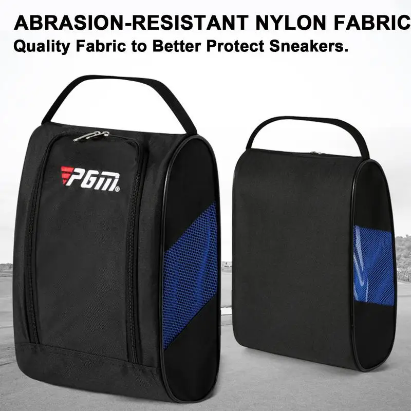 Golf Shoe Bag Waterproof Nylon Shoes Carrier Bags Outdoor Sport Portable Lightweight Shoe Bag Handbag for Travel Golfing Camping