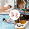 3Pairs Sleep Noise Reduction Earplug Soft Silicone Ear Muffs Noise Protection Travel Reusable Swimming Waterproof Ear Plugs 5