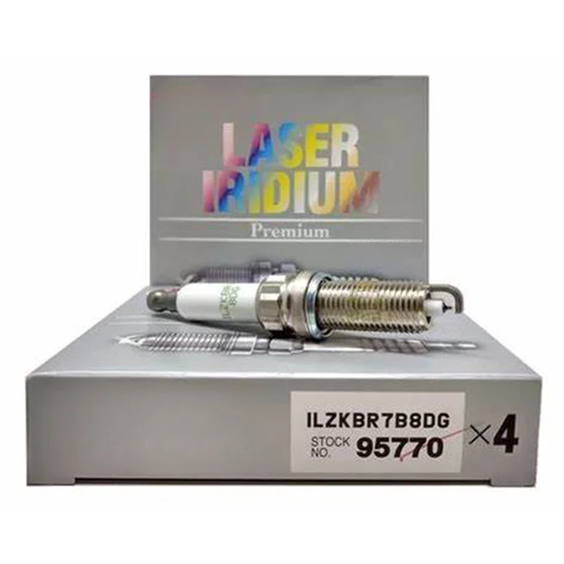 ILZKBR7B8DG 95770 Iridium Platinum Spark Plug 4PCS for Peugeot Mini Cooper Citroen 0242129512 Car Accessories