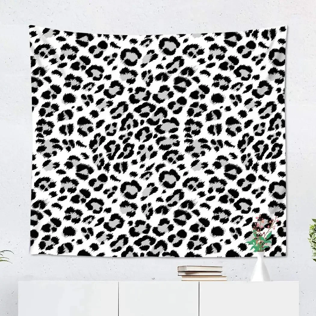 Wandtapijt Wilde Bruine Dieren Luipaardprint Wilde Dieren Wonen Voor Kamer Slaapkamer Slaapzaal Muur Hangende Wandtapijt Kunst Decoraties