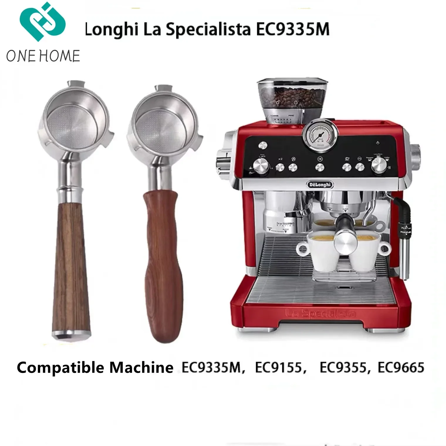 51mm ボトムレス ポルタフィルター 3 イヤー デロンギ ラ スペシャル