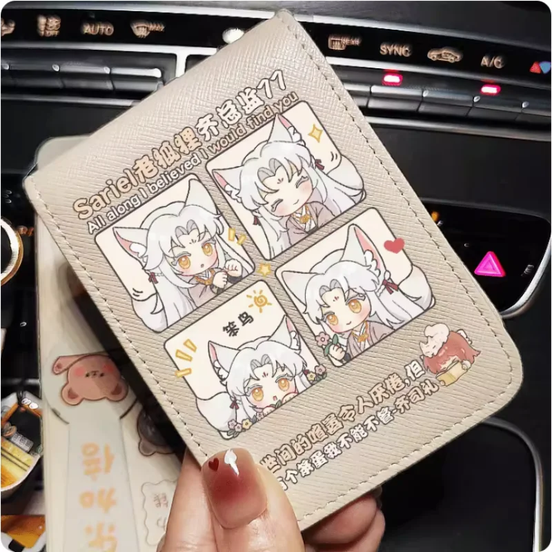 Anime Anime Light and Night Sariel Cartoon Fashion Wallets PU Purse Card Holder Money Bag Gift B447 Cosplay
