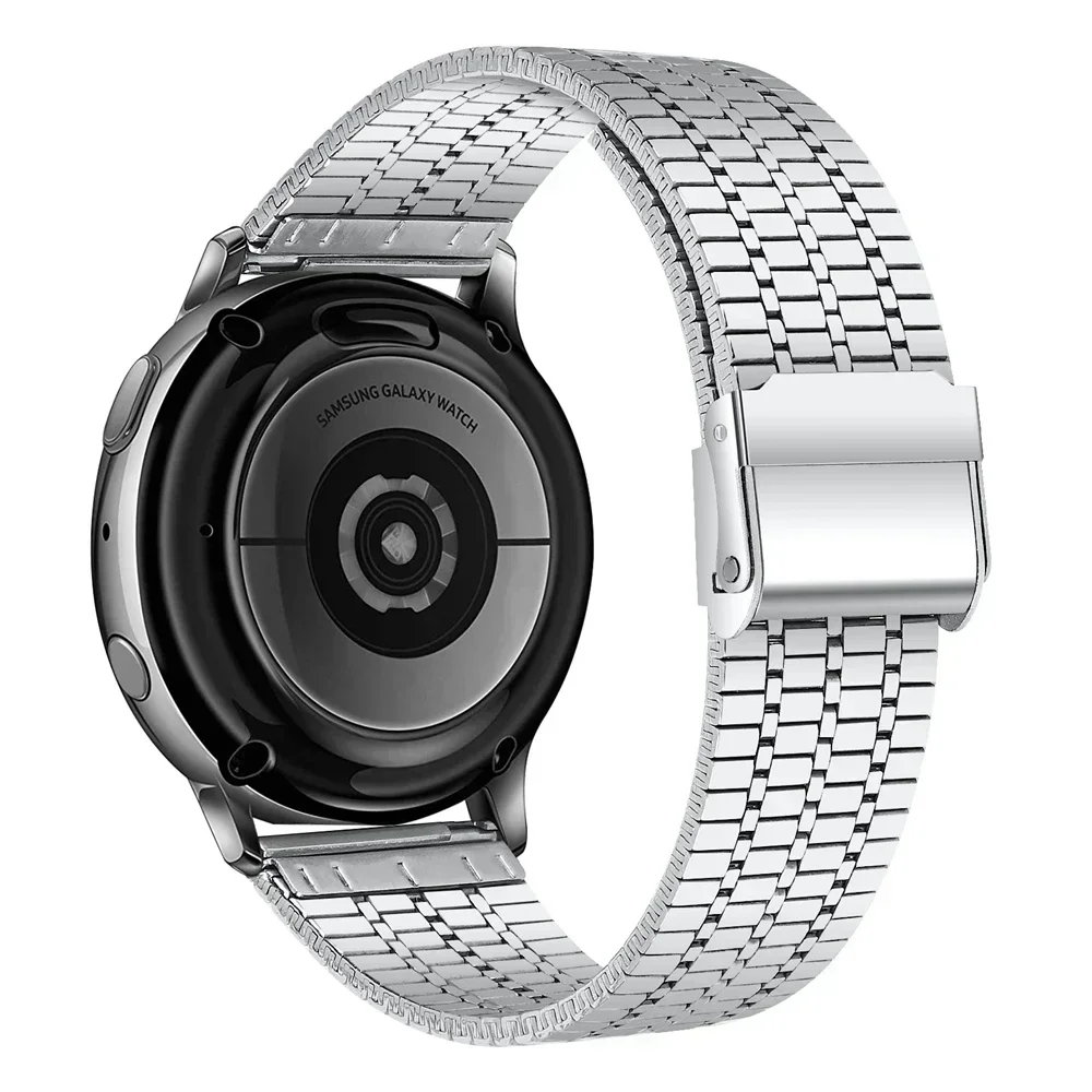 Premium Stainless Steel Strap with TPU Bumper Protector Case