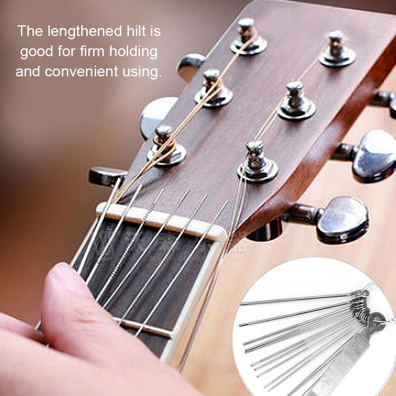 Professional Stainless Steel Guitar Nut Slotting File String Saw Rods ...