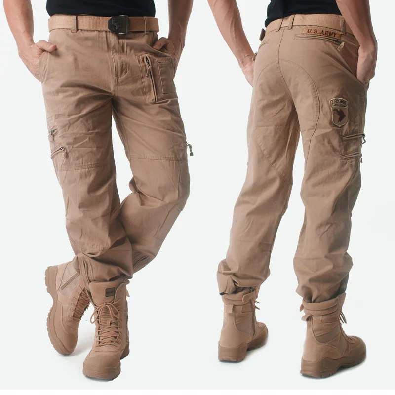 

Mens Pants Multiple Pocket Military Male Trousers Outdoor Joggers Pant Plus Size Tactical Hiking Pants