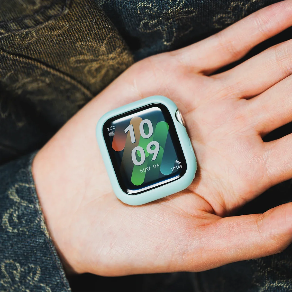 Colorful Silicone Apple Watch Protective Case - Cute Bumper Cover
