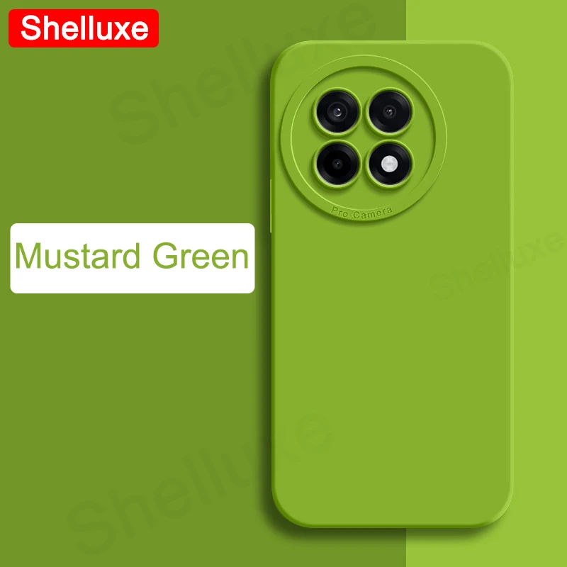 Shelluxe Square Liquid Silicone Soft Phone Case - OnePlus ACE5 Pro