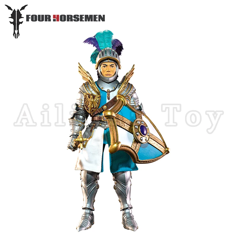 [Pre-Ordine] Quattro Cavalieri Studio Legioni Mitici 1/12 6 Pollici Action Figure Necronosus Sir Adalric Spedizione Gratuita