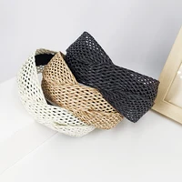 1/4 PCS Wide Brimmed Hair Hoops Braids Pattern Head Hoop Simple Style Hair Band Nonslip Knotted Hair Accessories For Women - Image 3