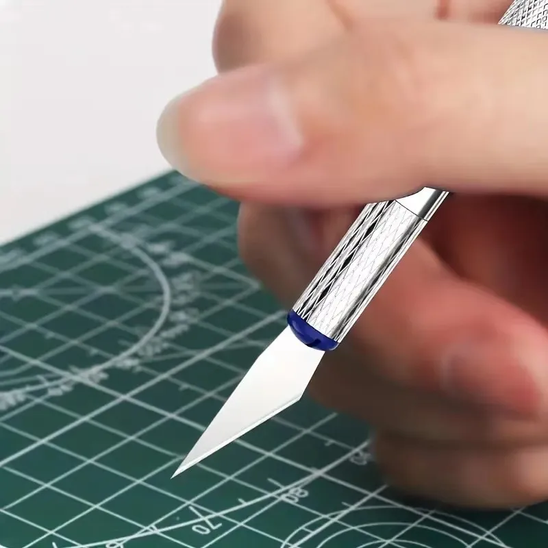 13pcs Carving Knife Craft Sculpture Paper Cutting Blade Precision Engraving Cutter Non Slip Hand Tool Diy Art Hobby Repair Set, Alina Gadgets