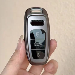 Premium Grey TPU Car Remote Key Case Cover Fob Shell (Grey)