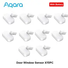  Aqara Door Window Sensor Zigbee Wireless Connection Smart Mini Door Sensor Work With Mijia Gateway XiaoMi Home Homekit APP 