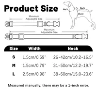 DC001-dog collars and pet neckbands, suitable for small, medium, and large dogs, perfect for outdoor use, anti-lost. 2