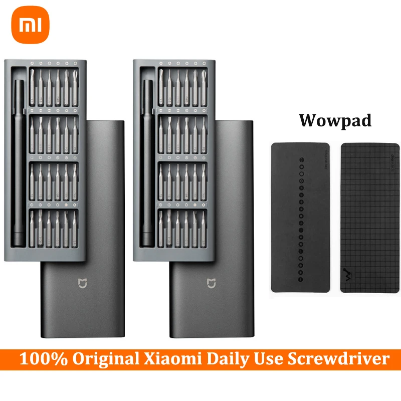 2021 Original Xiaomi Daily Use Screwdriver Kit 24 Precision Magnetic Bits Alluminum Box DIY Screw Driver Set For Smart home