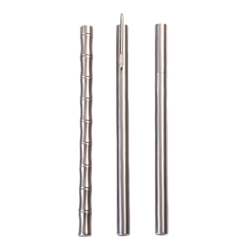 

Шариковая ручка из нержавеющей стали 69HA, портативная тонкая ручка для подписи, шариковая ручка с зажимом