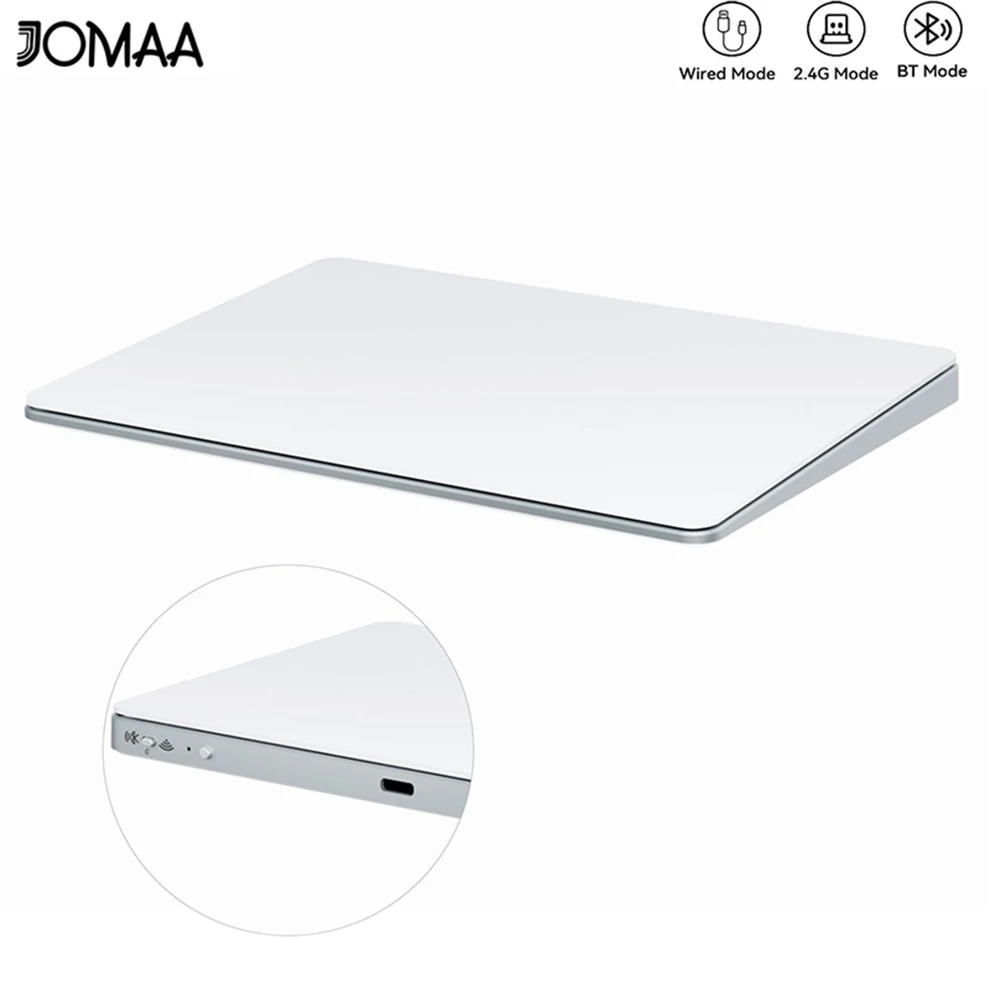 Upgraded Wireless Bluetooth Trackpad Smooth Glass Surface Multi-Touch Aluminum USB Wireless/ Wired Win/Mac Touchpad bluetooth trackpad