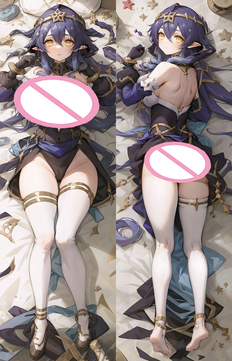 

Genshin Impact Layla Dakimakura Anime Waifu Pillowcase Peachskin Doulble Side Printed Bedding Hugging Body Cushion Cover