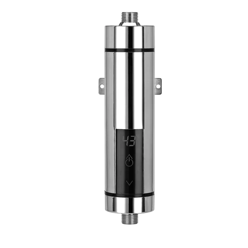 Round Instant Water Heater Kitchen 1 Second Speed Thermoelectric Hot Water Heater Energy-saving Shower Tankless Water Heater