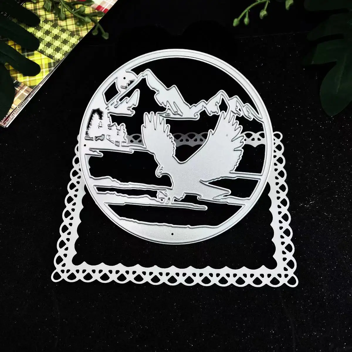 동물 꽃과 나뭇잎 절단 슬리브, 절단 앨범, 강철 탄소 플로팅 조각 슬리브, DIY 수동 슬리브, 1 미국
