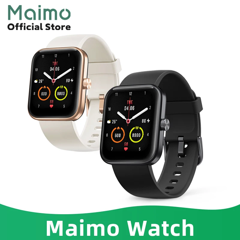 Maimo reloj Xiaomi Mi Band para hombre y mujer, accesorio de pulsera resistente al agua 5ATM con control ritmo cardíaco y del oxígeno en sangre, versión Global, 1,69 pulgadas -