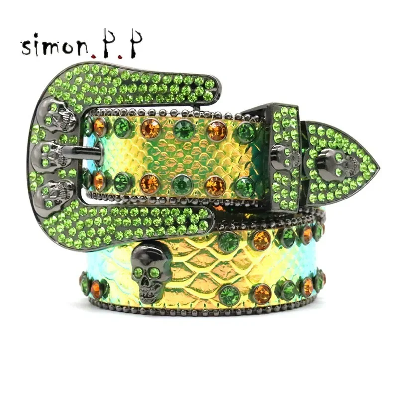 

Luxury Rhinestones Belt Strap Solid Crystal Diamond Studded Belts for Women Cinto De Strass Cowgirl Cowboy Decorative Punk