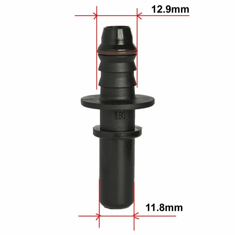 Auto Fuel Line Coupler Hose Quick Connect ID8 7.89 9.89 11.8 Rubber Nylon Oil Line Pipe Adapter Release Hose Connector