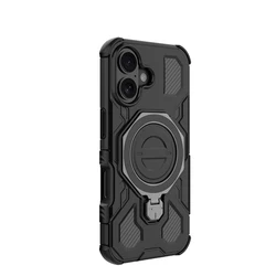 Enhanced Magnetic Metal Stand Case with Strong Magnetism and Back Phone Cover - Honor X60 Pro (HK0064)