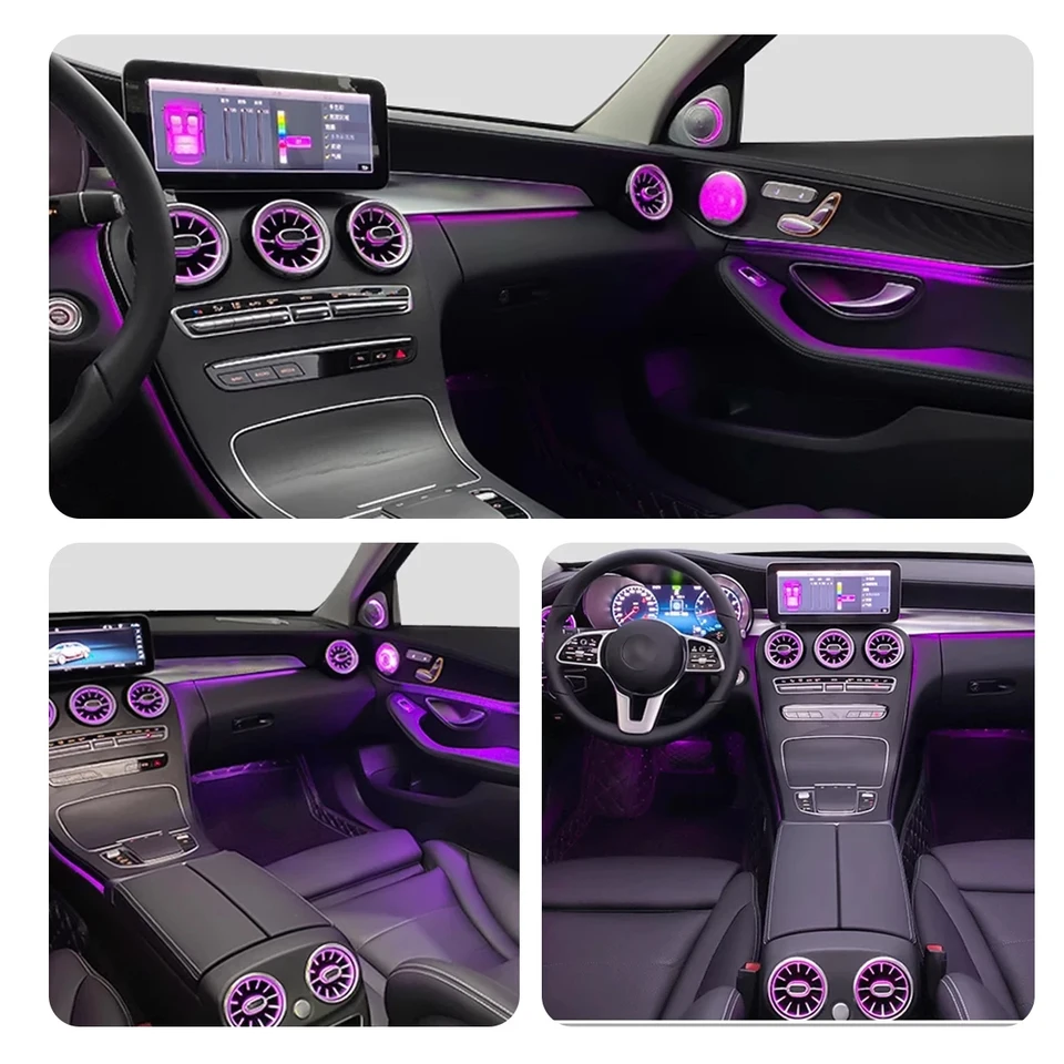 車内装飾用アンビエントライト,照明器具,メルセデスベンツCクラス,w205