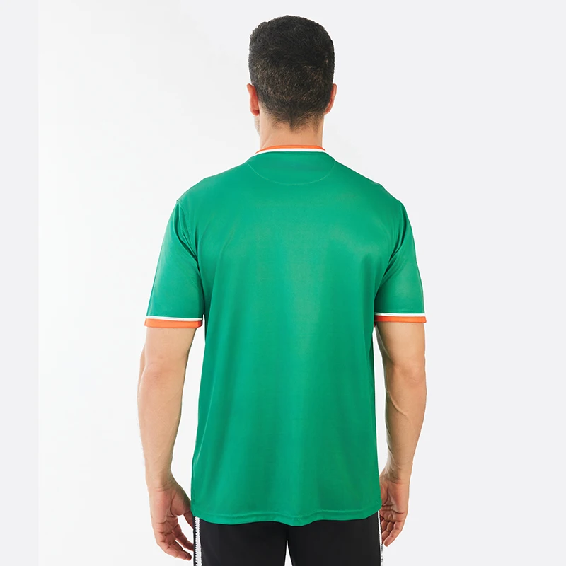 Ireland football jersey, training day shirt, high quality breathable fabric Irish soccer uniform