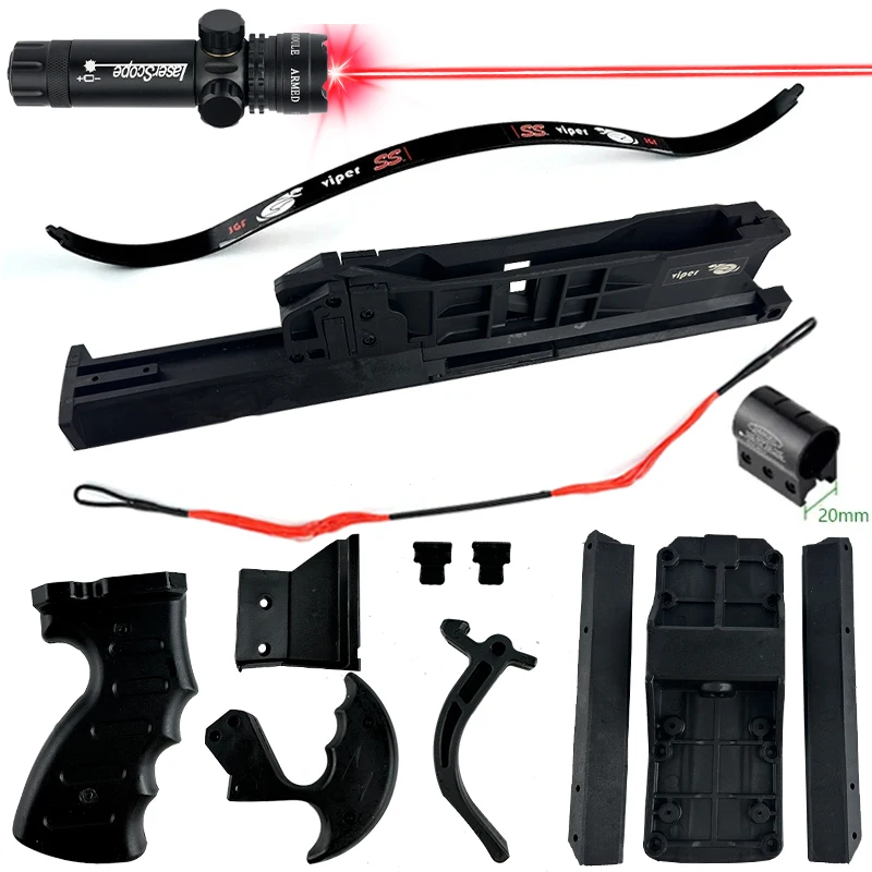 DIY hunting accessories laser shooting slingshot outdoor hunting shooting assembly tool accessories
