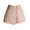 Korean Style Fashion Button High Waist Women Shorts Skirts 2025 New Spring Summer A-line Suit Shorts Ladies Casual Culottes 6